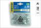 Vorel Nity aluminiowe 12,7x3,2mm 50szt. 70340 2