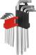 Yato Zestaw kluczy trzpieniowych torx typ L T10-T50 z otworem 9szt. (YT-0511) 2