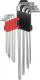 Yato Zestaw kluczy trzpieniowych torx typ L T10-T50 z otworem 9szt. (YT-0512) 2