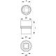 Yato Nasadka Spline 1/2" 10mm (YT-1462) 1