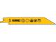 Dewalt Brzeszczot ogólnego zastosowania do piły szablastej 152mm 5szt. DT2345 1