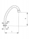 Wylewka KFA Typu J 200mm chrom (831-203-00) 2