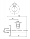 KFA Zawór kątowy uchwyt walec 1/2"x3/8"  (244-040-00) 1
