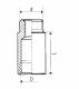 KFA Przedłużacz mosiężny 1/2" 40mm 170-205-98 1