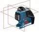 Bosch Laser krzyżowy GLL 3-80 P + uchwyt BM 1 + odbiornik LR 2 601063303 1