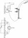 Bateria prysznicowa Ferro Basic chrom (BBC77) 1