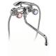 Bateria wannowa Ferro Standard ścienne chrom (BST11A) 1