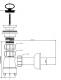 Syfon McAlpine butelkowy 5/4" DN32 niski biały (HC1L) 1