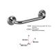 Bisk Uchwyt prosty 27cm chrom (71275) 1