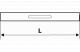 Topex Przymiar liniowy stal nierdzewna 30cm (31C030) 1