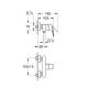 Bateria prysznicowa Grohe Eurosmart Cosmopolitan chrom (32837000) 1