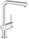 Bateria kuchenna Grohe Minta stojąca chrom (32168000) 1