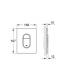 Przycisk spłukujący Grohe Arena Cosmopolitan do WC chrom połysk (38844000) 1