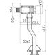 Ferro Zawór pisuarowy czasowy Presstige z regulacją wypływu (Z211) 2