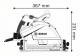 Pilarka tarczowa Bosch GKT 55 GCE 1400 W 165 mm (0601675001) 2