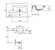 Umywalka Cersanit Como 50cm (K32-002-BOX) 1