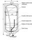 Bojler Galmet Ogrzewacz wody SG VULCAN 100L uniwersalny - 01-106900 2