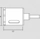 Graphite Otwornica diamentowa do gresu 18mm - 57H285 1