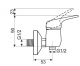 Bateria prysznicowa Hydroland Atut chrom (B.39.7) 1