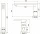 Bateria wannowa Hydroland Caro 3-otworowa chrom (B331) 1