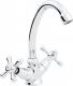 Bateria umywalkowa Hydroland Retro stojąca chrom (5900238565188) 1
