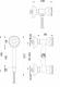 Bateria prysznicowa Hydroland Standart chrom (B107) 1