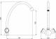 Bateria umywalkowa Hydroland Standard stojąca chrom (5900238565119) 1