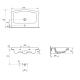 Umywalka Cersanit Easy 70cm CleanPro (K102-015) 2
