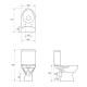 Zestaw kompaktowy WC Cersanit Parva 61 cm cm biały (K27-001) 1