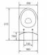 Zestaw kompaktowy WC Cersanit Parva 61.5 cm cm biały (K27-002) 1