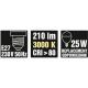 Sthor Żarówka LED 3W 210lm E27 230V - 83802 3