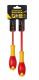 Stanley Zestaw wkrętaków z gniazdem uniwersalnym PZ1x100 PZ2x125 - FMHT0-62649 2
