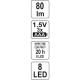 Yato Latarka diodowa inspekcyjna 8LED magnetyczna 3xAAA - YT-08514 3