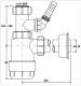 Syfon McAlpine butelkowy 5/4" DN32 niski biały (HC2WM-32) 2