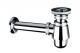 Syfon McAlpine butelkowy 5/4" DN32 niski chrom (220+255CB) 1