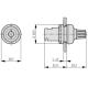 Eaton Potencjometr 4,7kOhm 0,5W 22mm M22-R4K7 229490 2