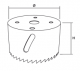 Graphite Otwornica bi-metalowa 70mm - 57H911 1