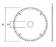 Graphite Tarcza do pilarki widiowa 160x30mm 24 zęby - 57H658 1