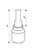 Neo Nasadka trzpieniowa imbusowa hex 1/2" H7 x 55mm (08-772) 2