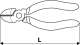 Topex Szczypce precyzyjne boczne 115mm (32D724) 3