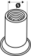 Topex Nitonakrętki aluminiowe M6 20szt. (43E126) 1