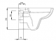 Miska WC Koło Nova Pro Rimfree wisząca (M33120) 3
