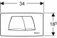 Przycisk spłukujący Geberit TwiLine do WC biały (115.888.11.1) 2