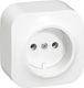 Legrand Gniazdo wtyczkowe bez uziemienia 16A 250V białe - 782410 2