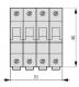 Eaton Wyłącznik różnicowo-nadprądowy mRB6-16/3N/B/003-A 3+N 16A B 0,03A A 120652 1
