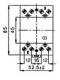 Eti-Polam Stycznik modułowy R40-40 40A 230V AC 4z0r 002463410 2