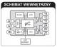 Zamel Programator czasowy 2-kanałowy tygodniowy 24-250V AC 30-300V DC z pamięcią zewnętrzną ZCM-12P/U 2