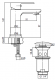 Bateria umywalkowa Valvex Tube stojąca chrom (2454810) 1