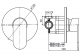 Bateria prysznicowa Valvex Tube chrom (2454870) 2