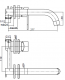 Bateria umywalkowa Valvex Tube podtynkowa chrom (2454790) 1